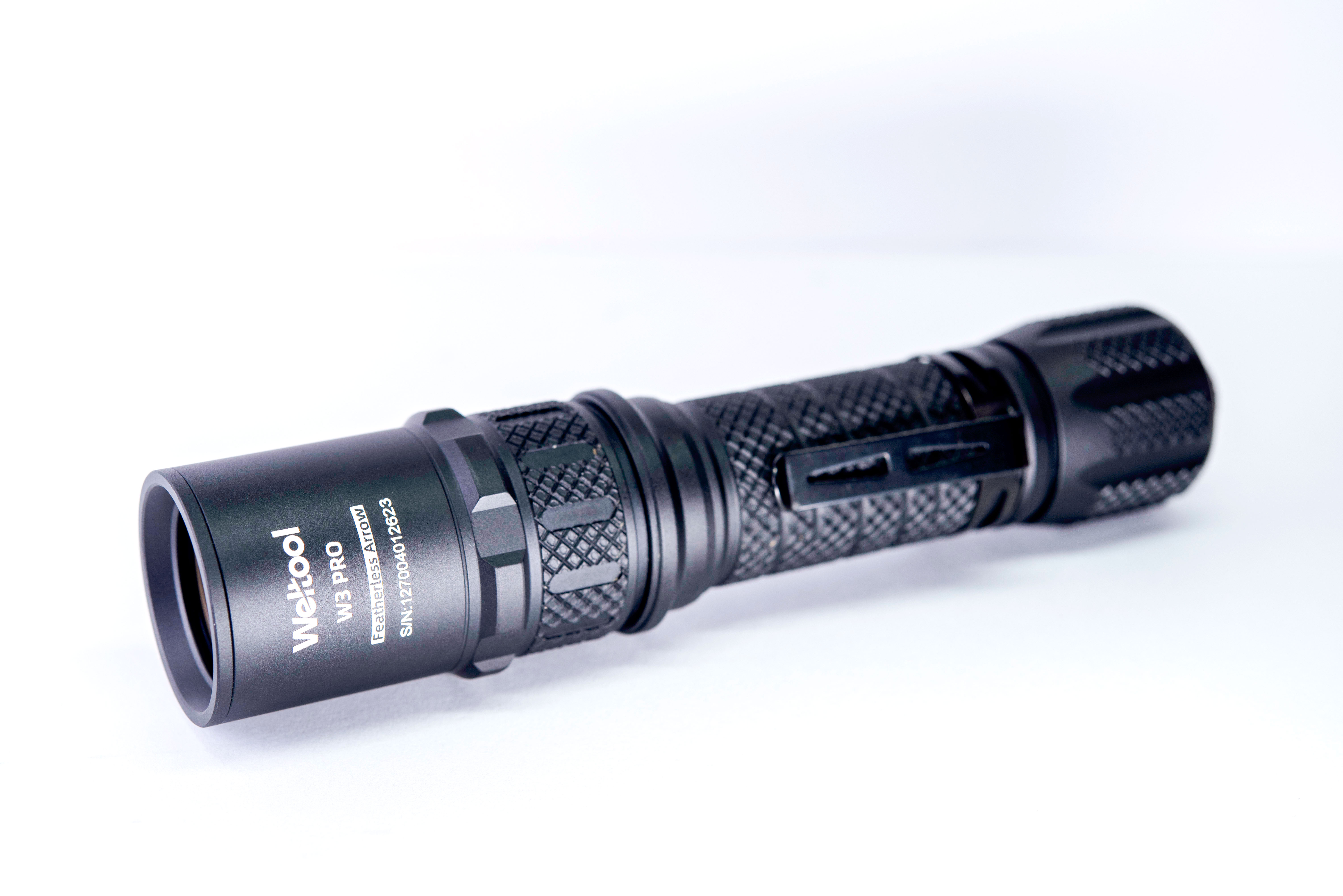予約受付：Weltool W3 Pro LEP タクティカルライト 930 lumen, 照射